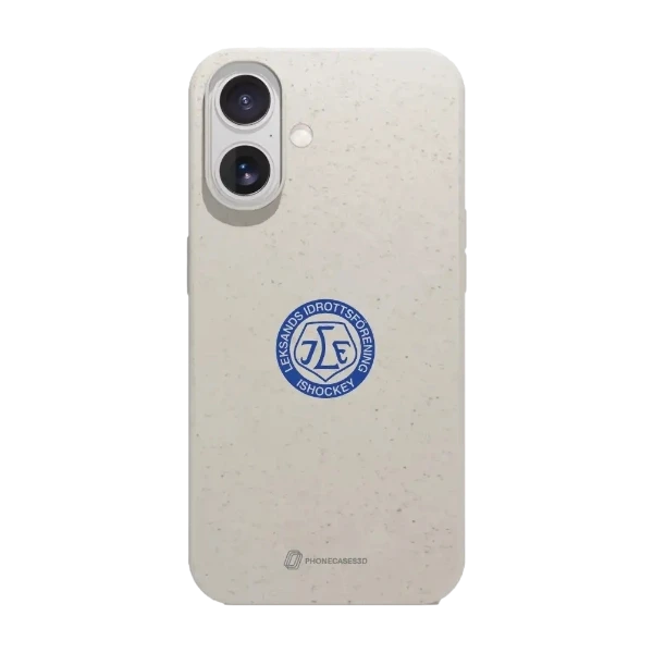 Phonecases3D iPhone 17 Leksands IF kompostoituva suojakuori, valkoinen