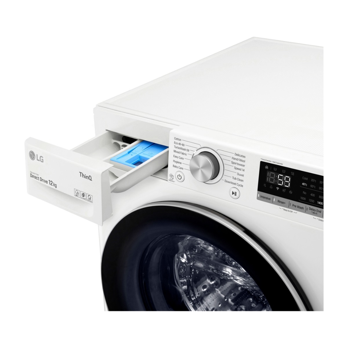 LG F4WV712N1W vaskemaskine billede 8