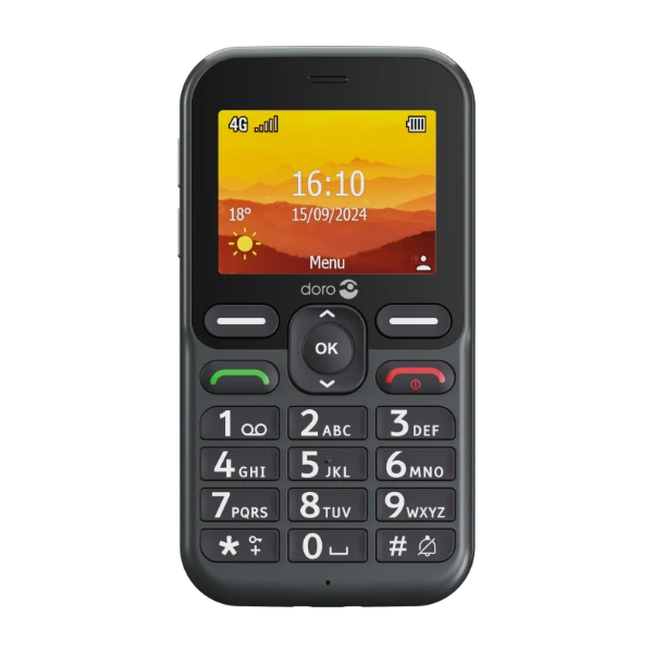 Doro Leva L11 mobiltelefon, grafitt