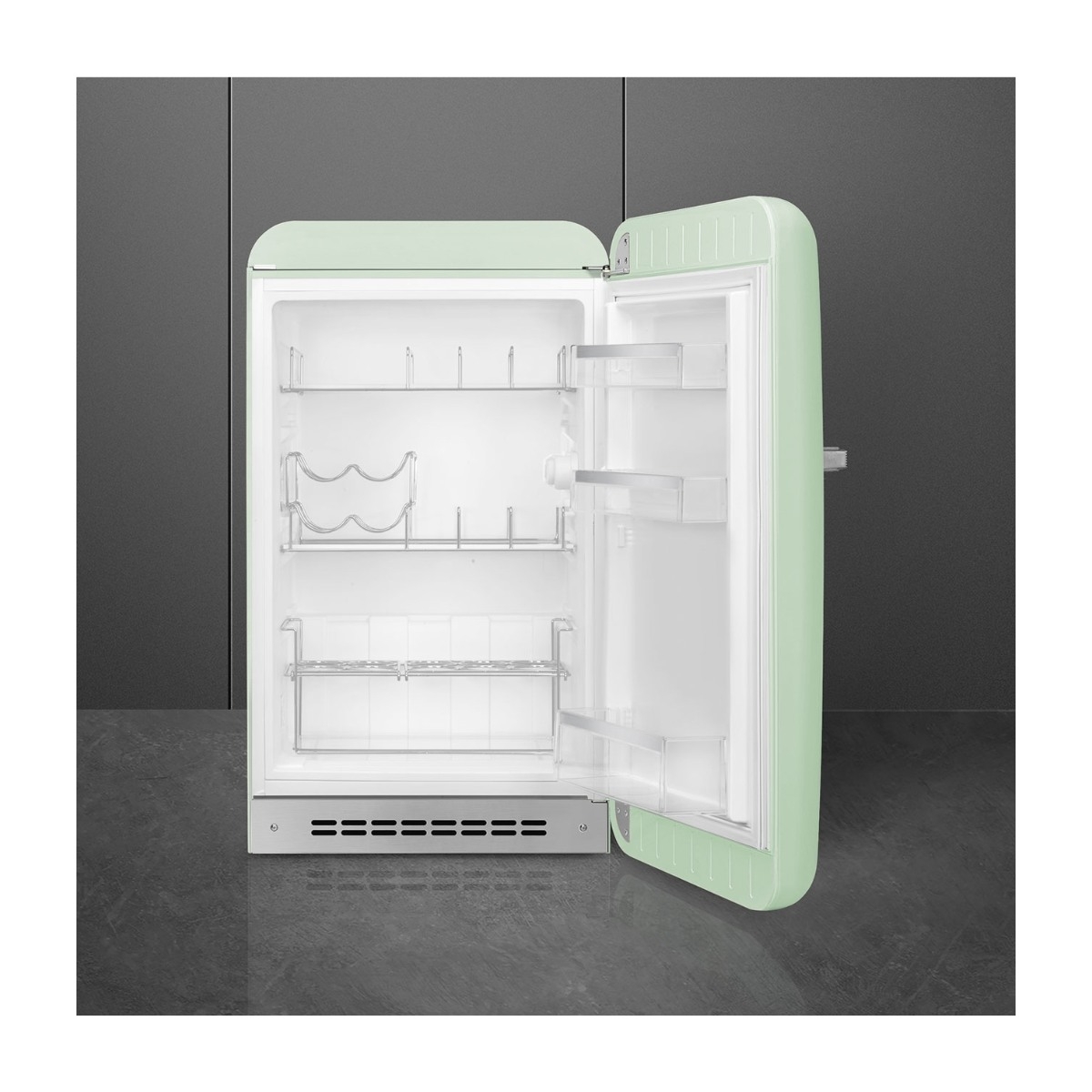 Smeg 50's Style køleskab FAB10HRPG6 (pastelgrøn) billede 4