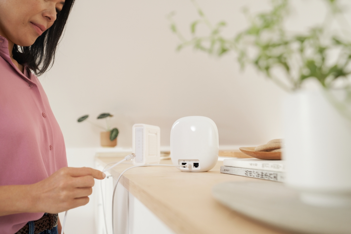 Google Nest WiFi Pro meshRuter (3pakning) Power.no