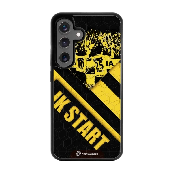 Phonecases3D Samsung Galaxy S25 IK Start -3D suojakuori, musta