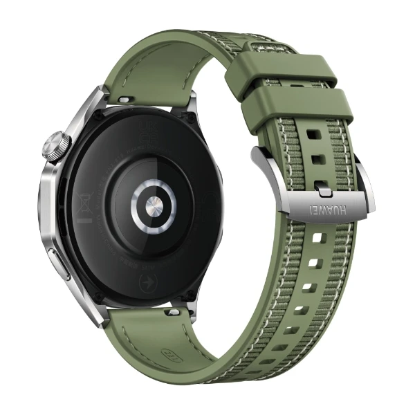 HUAWEI WATCH GT 4 46 mm smartklokke, sølv/grønn - Power.no
