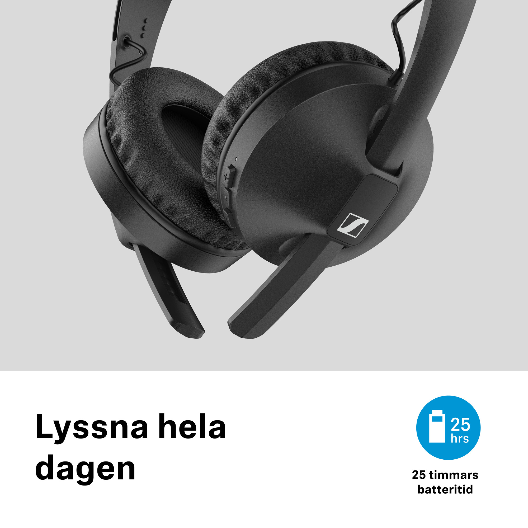 SENNHEISER HD 250BT ONEAR BLUETOOTH HÖRLURAR Power.se