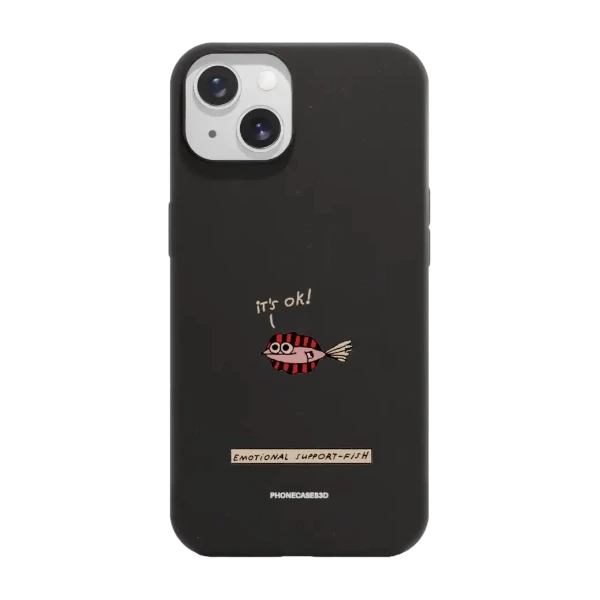 Phonecases3D iPhone 13 Maja Säfström kompostoituva suojakuori, musta