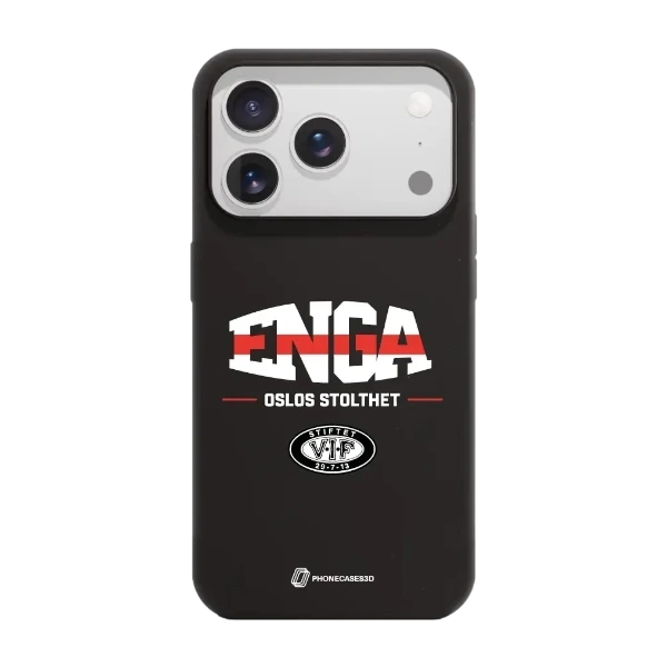 Phonecases3D iPhone 17 Pro VIF kompostoituva suojakuori, musta