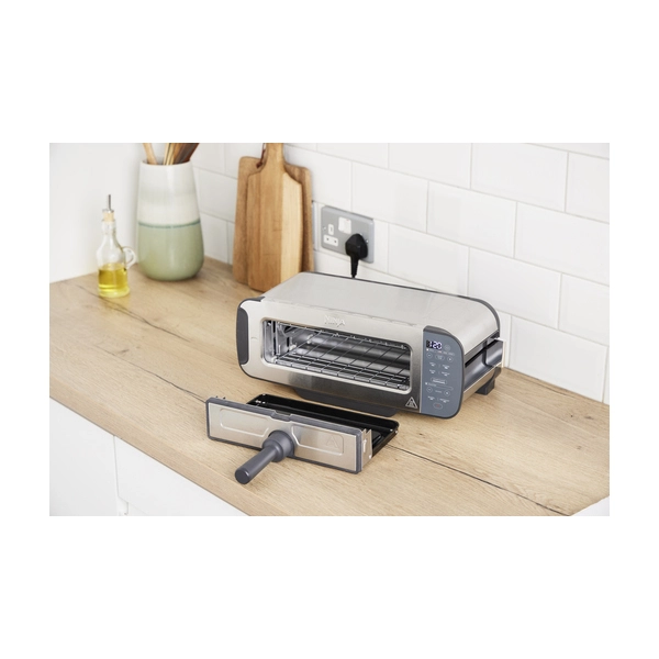 Ninja Foodi 3-in-1 Toaster, Grill & Panini Press [ST202EU], 7 Cooking  Functions, 7 Settings, Toaster Mode, Grill Mode, Timer, Stainless Steel :  : Home & Kitchen