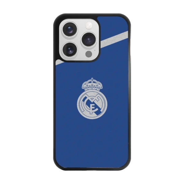 Phonecases3D iPhone 16 Pro Real Madrid -3D suojakuori, musta