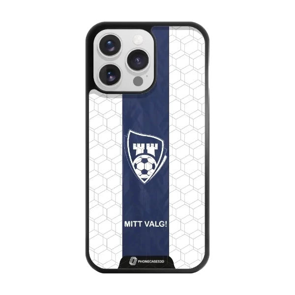 Phonecases3D iPhone 16 Pro Max Sarpsborg 08 -3D suojakuori, musta