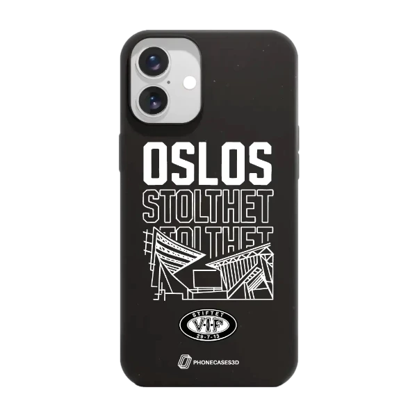 Phonecases3D iPhone 16 Plus VIF kompostoituva suojakuori, musta