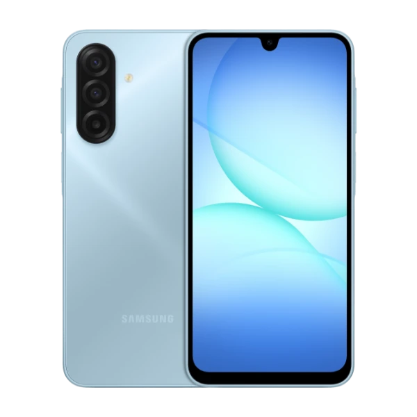 Samsung Galaxy A17 128 GB, lyseblå