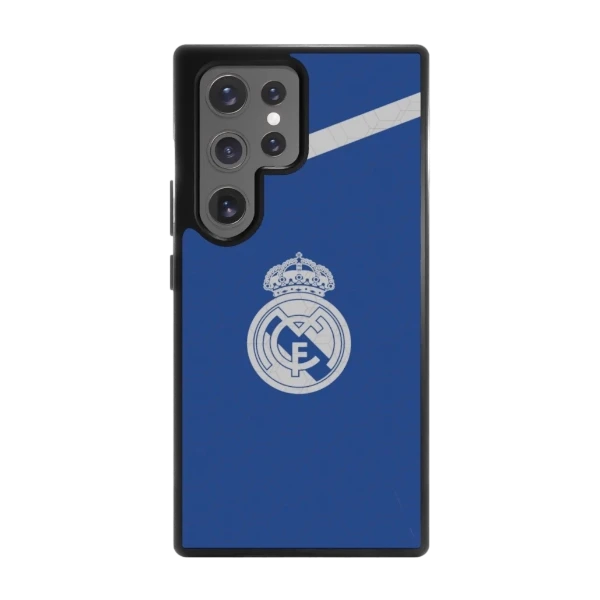 Phonecases3D Samsung Galaxy S25 Ultra Real Madrid -3D suojakuori, musta