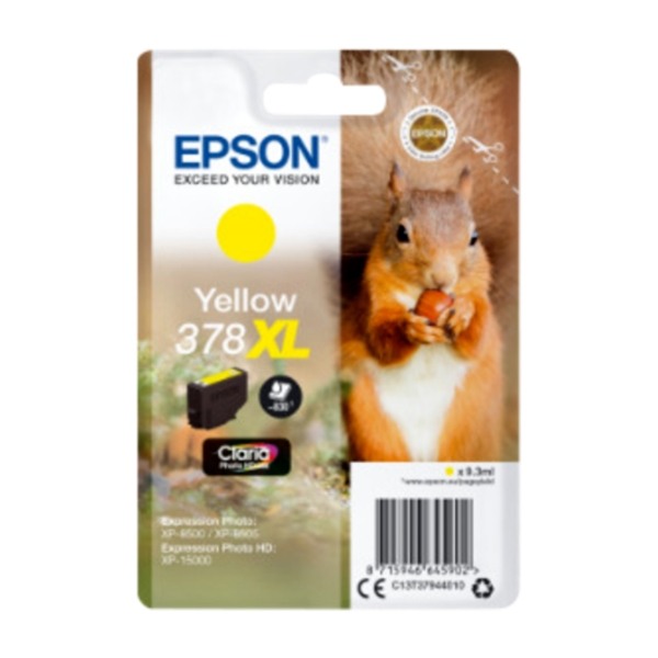 Epson T3788, yellow Ink Cartridge xl