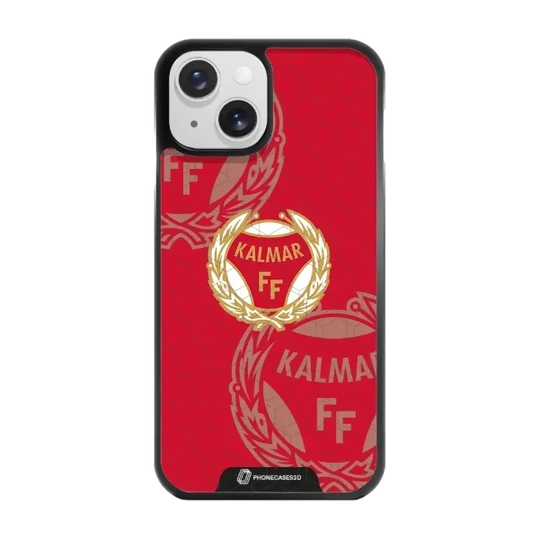 Phonecases3D iPhone 15 Kalmar FF -3D suojakuori, musta