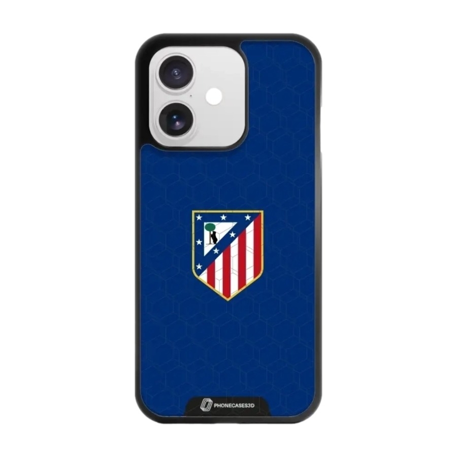 Phonecases3D iPhone 17 Atlético de Madrid 3D mobilcover, sort