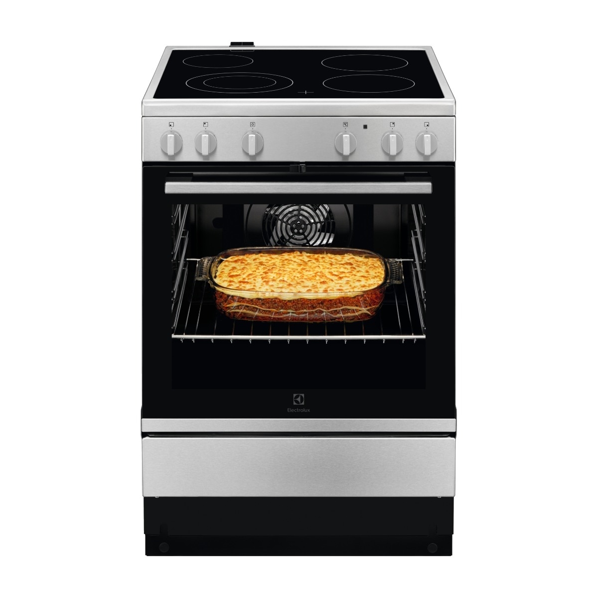 Electrolux 500-serien LKR64004SX keramisk komfur, 400V billede 1