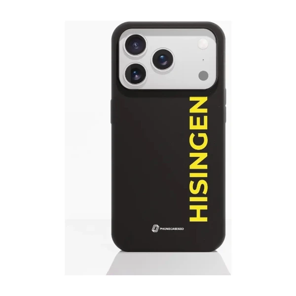 Phonecases3D iPhone 17 Pro BK Häcken kompostoituva suojakuori, musta