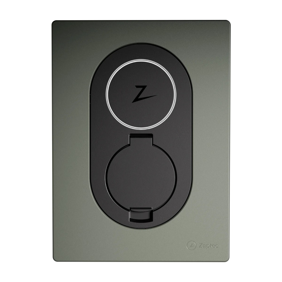 Zaptec Go Laddstationens Frontlucka, Moss