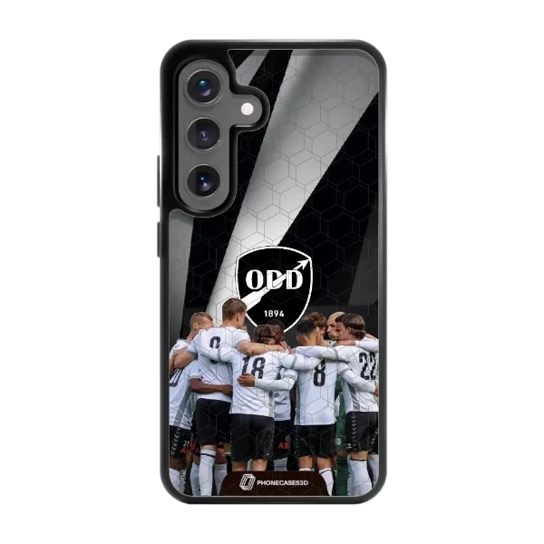 Phonecases3D Samsung Galaxy S25 Odds Ballklubb -3D suojakuori, musta