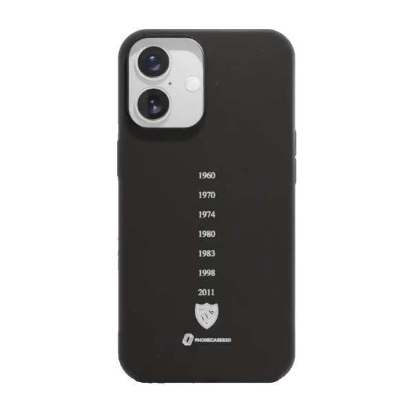 Phonecases3D iPhone 16 HIFK Hockey kompostoituva suojakuori, musta