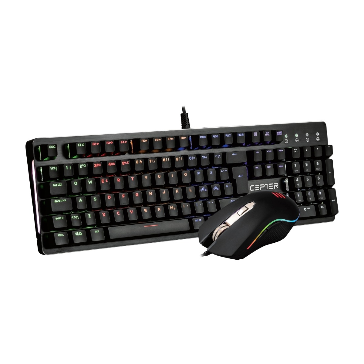 CEPTER ROYAL TASTATUR OG MUS PAKKE Power.no Tastatur og mus Pakke med tastatur og mus fra kjente