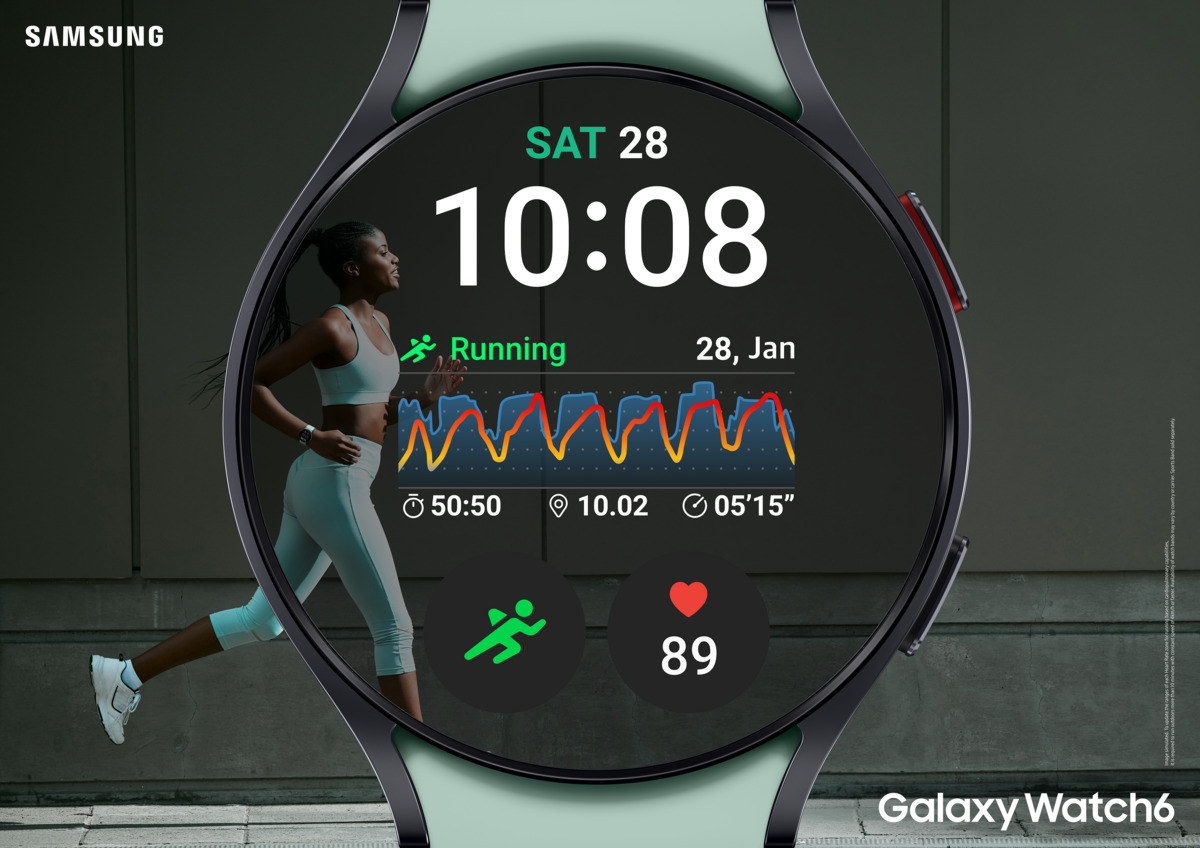 Samsung Galaxy Watch6 löpstatistik