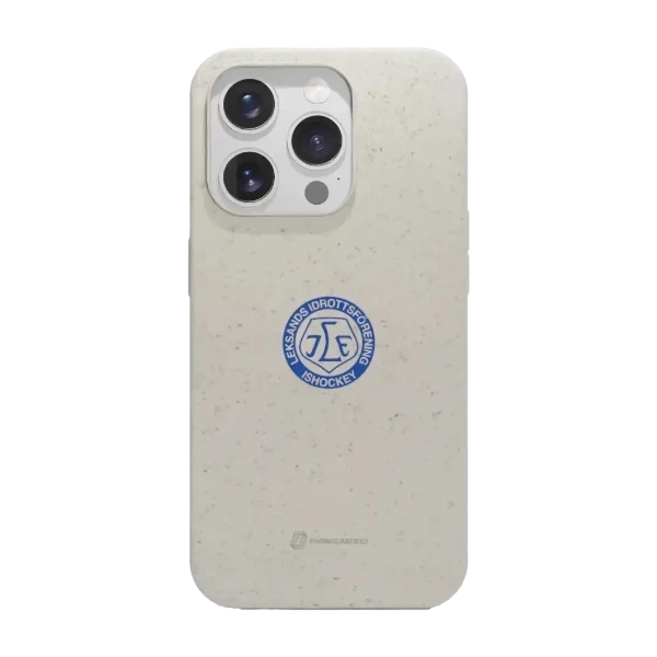 Phonecases3D iPhone 15 Pro Leksands IF kompostoituva suojakuori, valkoinen