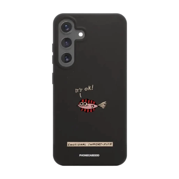 Phonecases3D Samsung Galaxy S25+ Maja Säfström kompostoituva suojakuori, musta