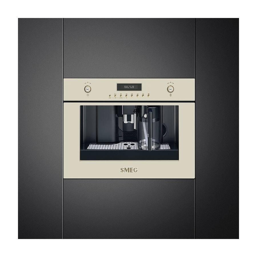 Smeg Colonial espressomaskine CMS8451P (creme) billede 2