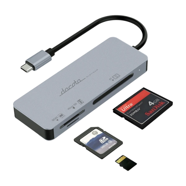 Dacota Platinum USB 3.0 3-i-1 kortläsare
