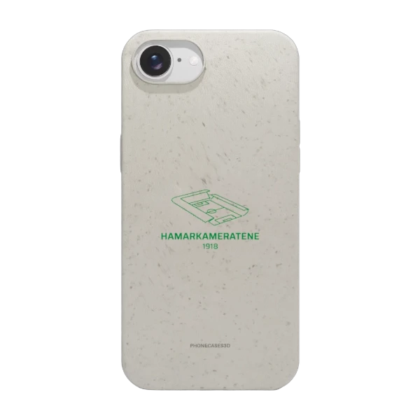 Phonecases3D iPhone 17e/16e HamKam kompostoituva suojakuori, valkoinen