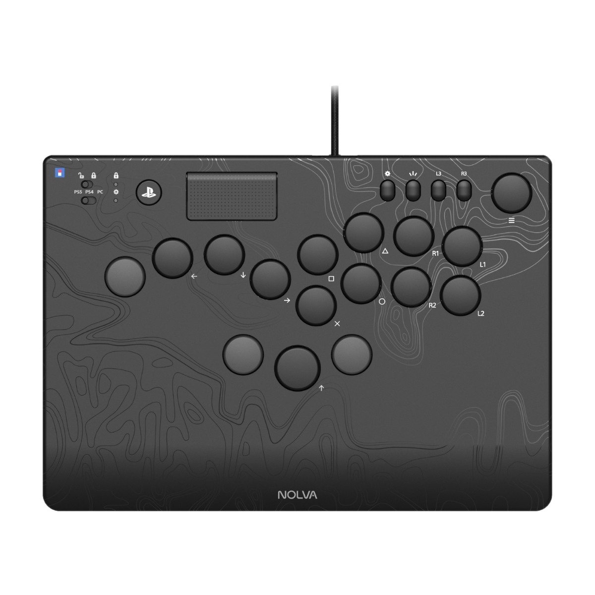 NOLVA Mechanical All-Button Arcade Controller for PC & PS5 - Wired Controller - PC