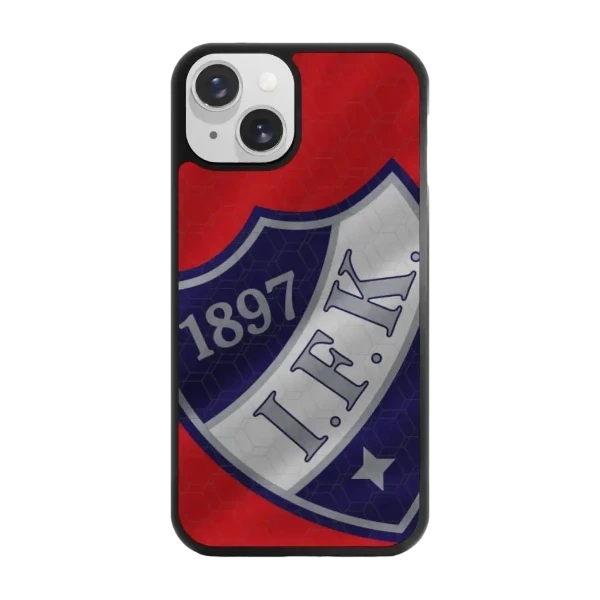 Phonecases3D iPhone 14 HIFK Hockey -3D suojakuori, musta