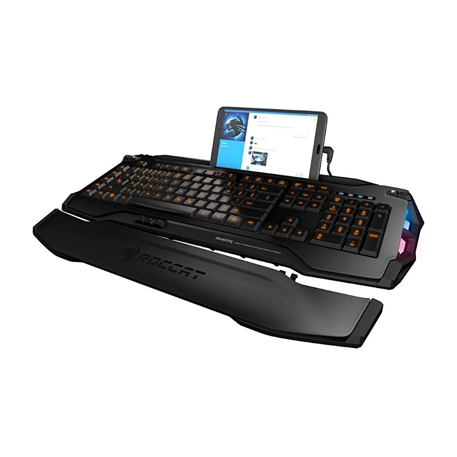 ROCCAT SKELTR BLACK SMART COMMUNICATION RGB GAMING KEYBOARD ROCCAT Skeltr Smart Communication RGB Wired Gaming Keyboard