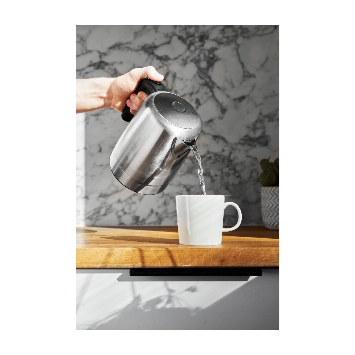 Point POKE50SS1 1 L Water Kettle, steel billede 5