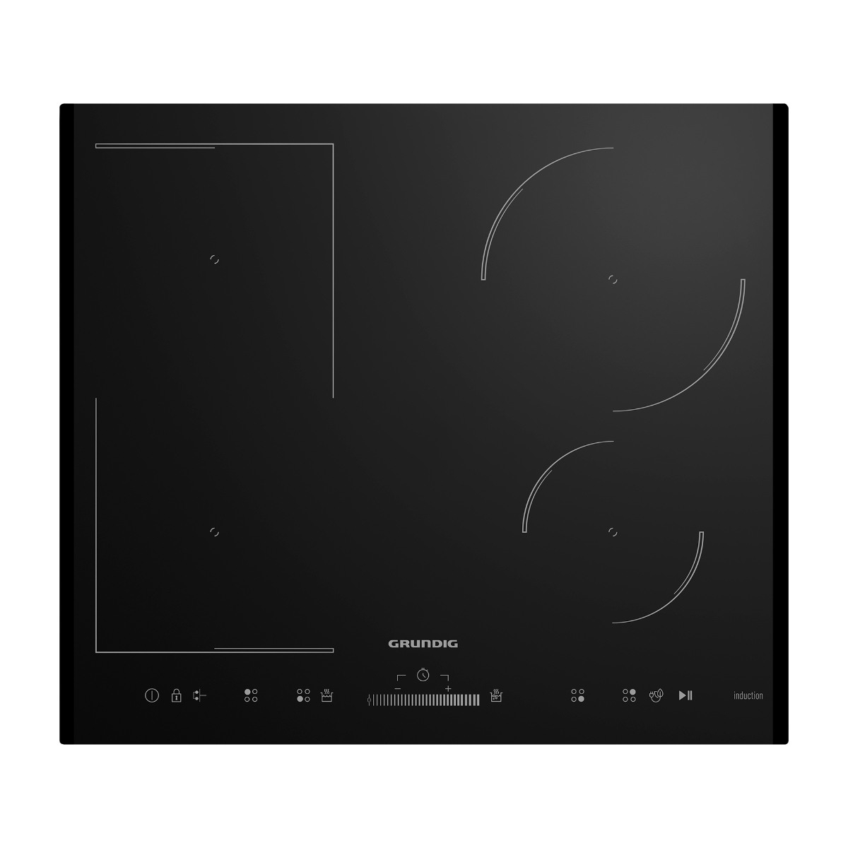 Grundig GR5500 GIEI624470PF induktionskogeplade billede 1