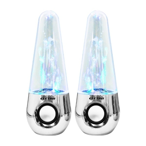 eletra water dancing speakers black