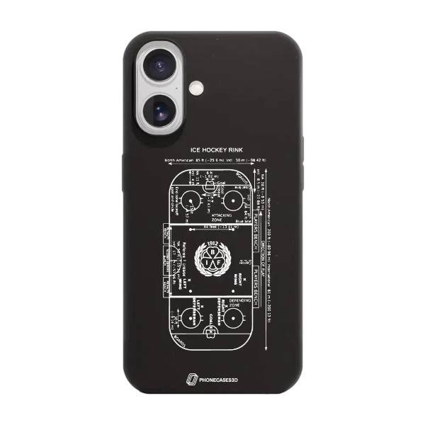 Phonecases3D iPhone 17 Brynäs IF kompostoituva suojakuori, musta