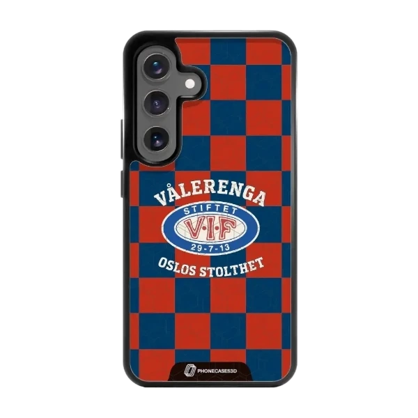 Phonecases3D Samsung Galaxy S25 VIF -3D suojakuori, musta