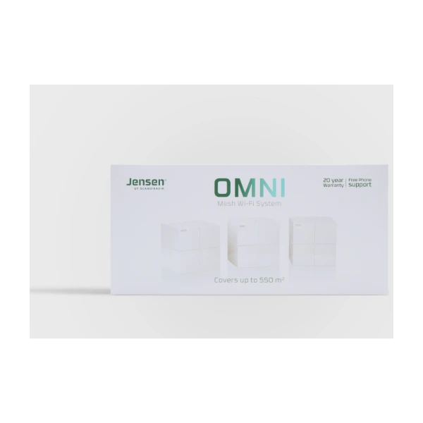 Jensen Omni 3-pack mesh-system router - Power.se