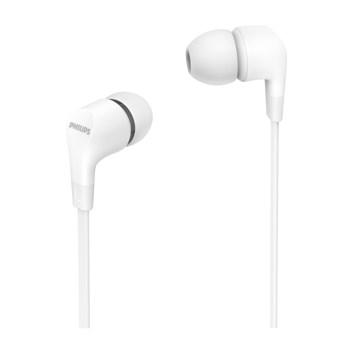Philips E1105 in ear øretelefoner, hvit