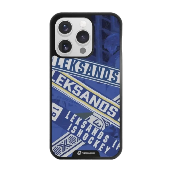 Phonecases3D iPhone 15 Pro Leksands IF -3D suojakuori, musta