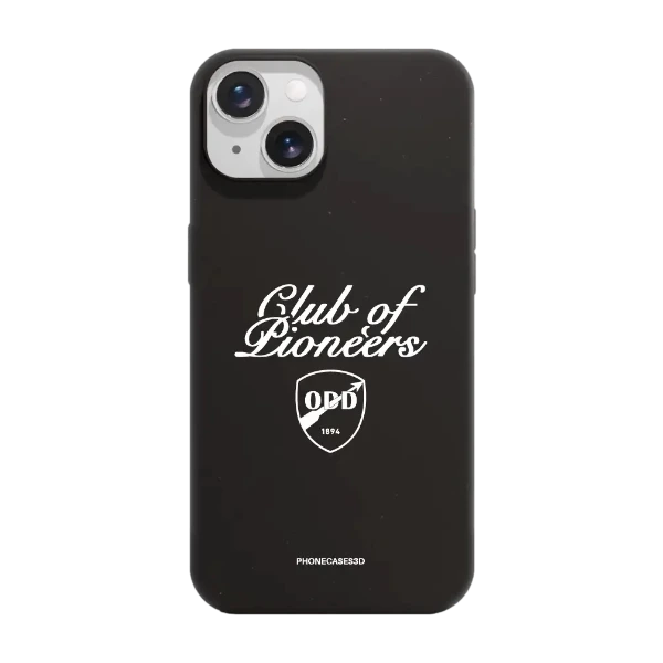 Phonecases3D iPhone 14 Odds Ballklubb kompostoituva suojakuori, musta