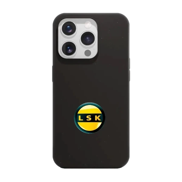 Phonecases3D iPhone 15 Pro Lillestrøm SK kompostoituva suojakuori, musta