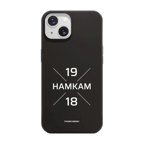 Phonecases3D iPhone 15 HamKam kompostoituva suojakuori, musta