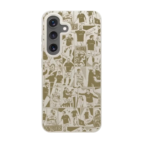Phonecases3D Samsung Galaxy S25 Viking FK kompostoituva suojakuori, valkoinen