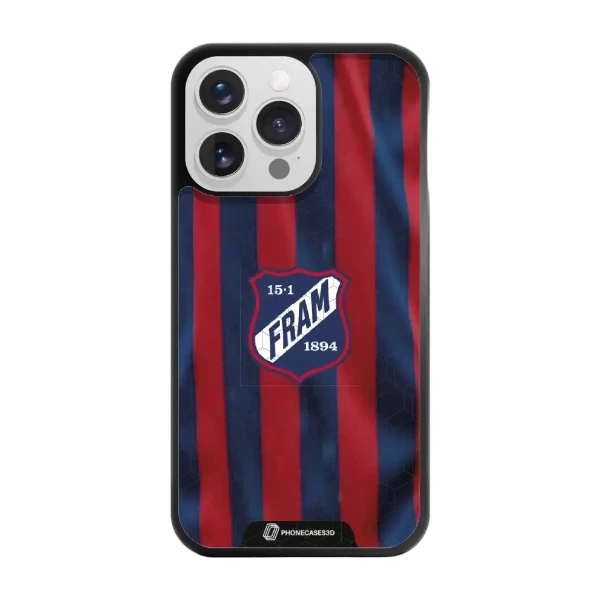Phonecases3D iPhone 13 Pro IF Fram Larvik -3D suojakuori, musta
