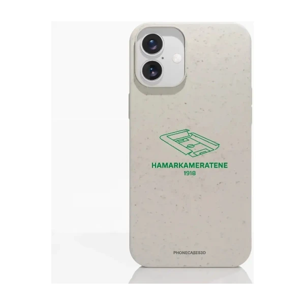 Phonecases3D iPhone 16 Plus HamKam kompostoituva suojakuori, valkoinen