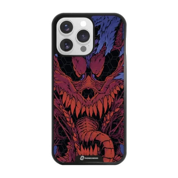Phonecases3D iPhone 16 Pro Max Urban Pixel -3D suojakuori, musta