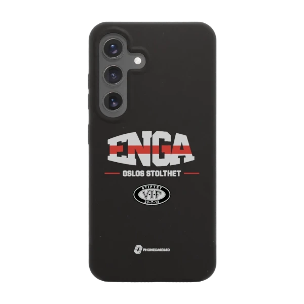 Phonecases3D Samsung Galaxy S25 VIF kompostoituva suojakuori, musta